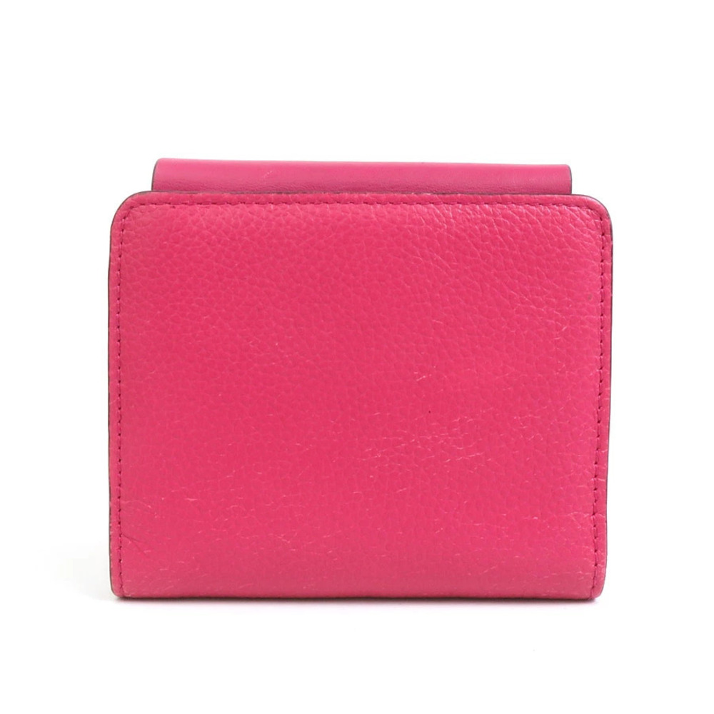Chloe bi wallet leather fold pink
